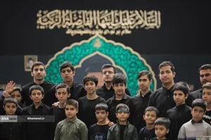 عزاداری شام شهادت حضرت فاطمه(س) با حضور رهبر معظم انقلاب