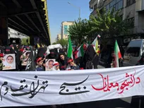 اجتماع غیرتمندان ولایی پایتخت در رزمایش «دختران جان فدای ایران»+ فیلم و عکس