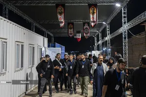 خدمت&zwnj;رسانی بیمارستان سیار برکت در عمود ۹۸۹ طریق الحسین