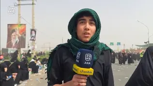 اشک‌های بی‌امان نوجوان سوگوار در وداع با رهبر شهید انقلاب در قم