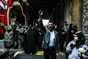 تشییع پیکر مطهر 100 شهید گمنام - معراج شهدا