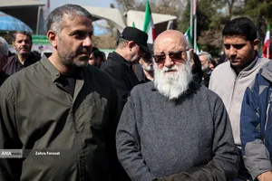 تشییع پیکر شهیدان لاریجانی، سلیمانی و شهدای ناو دنا
