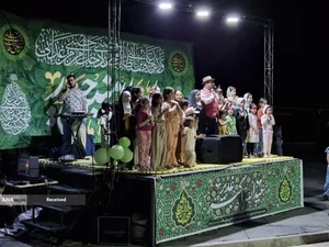 جشن عید غدیر با حضور خادمیاران رضوی