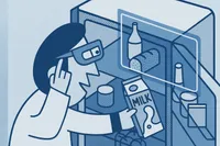 عینک هوشمند می‌داند یخچال شما خالی است