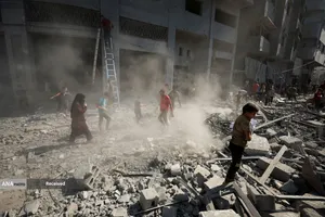 مردم آواره شهر غزه