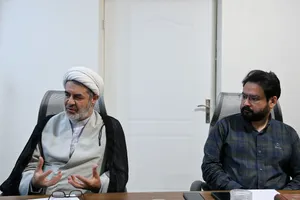  حجت&zwnj;الاسلام استاد سعید فخرزاده مدیر دفتر ثبت و تدوین دستاوردهای انقلاب اسلامی حوزه هنری