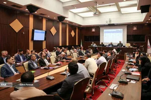 محمدمهدی طهرانچی رییس دانشگاه آزاد اسلامی مراسم اولین همایش بین المللی الگوی حکمرانی شهید رئیسی 