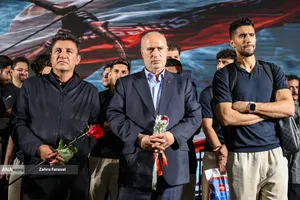 آیین استقبال از ملی پوشان 