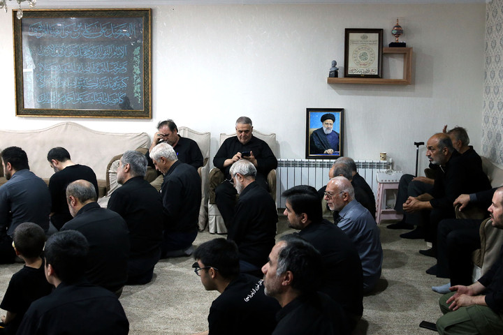 مراسم عزاداری تاسوعای حسینی در بیت شهید آیت الله رئیسی