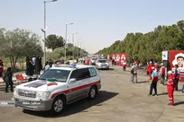 آیین بدرقه کاروان امداد و نجات اربعین حسینی