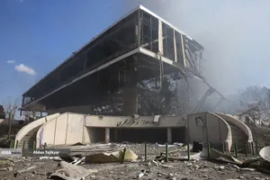 تجاوز هوایی آمریکا و صهیونیستی به ورزشگاه ۱۲هزار نفری آزادی 