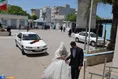 حضور دانشجوی بوشهری با لباس عروسی در جلسه امتحان