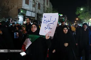 اجتماع مردمی در خونخواهی امام شهید امت - چهارراه کوکاکولا