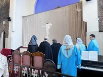 یادبود چهلم رهبر شهید در کلیسای سرکیس مقدس/ صالحی: پیروان همه ادیان در ایران پدر معنوی خود را از دست دادند +فیلم