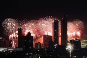 جشن&zwnj; سال نو میلادی 2024 در بانکوک - تایلند