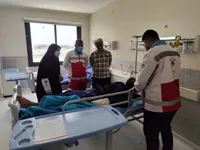 ارائه خدمات امدادی و درمانی دانشگاه آزاد به آسیب‎دیدگان حادثه بندر شهید رجایی