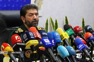 نشست خبری سردار حسن حسن زاده فرمانده سپاه تهران بزرگ