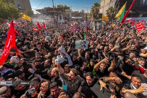 تشییع پیکر مطهر امام شهید در نجف اشرف