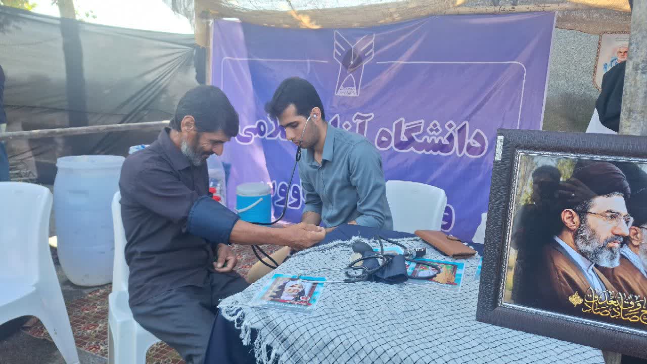 برپایی موکب جاماندگان اربعین دانشگاه آزاد اسلامی گنبدکاووس با حضور مسئولان