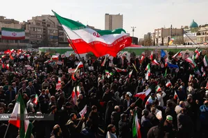 فریاد مردم تهران در محکومیت اقدامات تروریستی اغتشاشگران