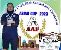 افتخارآفرینی دانشجوی دختر دانشگاه آزاد در مسابقات آسیایی مچ‌اندازی