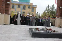 المان شهدای گمنام دانشگاه آزاد قاینات رونمایی شد