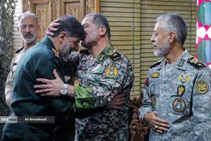 سردار احمدرضا رادان فرمانده انتظامی کل کشور در مراسم گرامیداشت ۵۷ شهید اقتدار ارتش