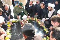 رونمایی از یادمان شهدای گمنام دانشگاه آزاد مرند