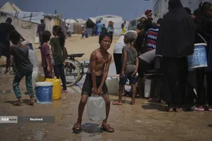 تشنگی زیر آوار و محاصره در غزه