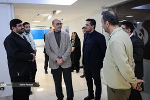 بازدید عليرضا لادن مقدم سرپرست معاونت علوم تربيتي و مهارتي دانشگاه آزاد از خبرگزاری آنا