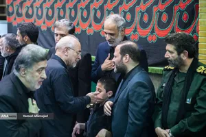 محمدباقر قالیباف رییس مجلس در مراسم گرامیداشت سرلشکر شهید مهدی ربانی و سرلشکر شهید غلامرضا محرابی معاونان سابق اطلاعات و عملیات ستاد کل نیروهای مسلح