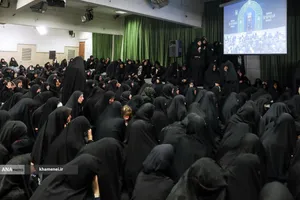 دومین شب عزاداری حضرت فاطمةالزهرا(س) با حضور زهبر م انقلاب