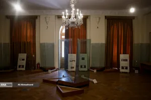 خسارات ناشی از تجاوز هوایی آمریکایی صهیونی به کاخ سعدآباد