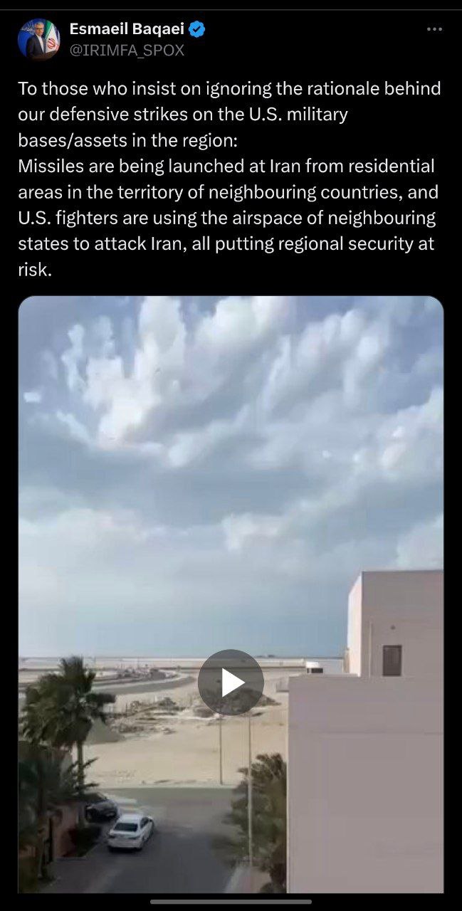 بقائی: آمریکا با استفاه از حریم همسایگان، امنیت منطقه را به خطر می‌اندازد