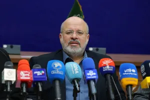خالد قدومی نماینده حماس در ایران در نشست خبری سومین سالگرد طوفان الاقصی