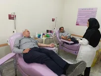 تجدیدمیثاق دانشگاهیان و مدارس سمای شیروان با شهدا در پویش اهدای خون