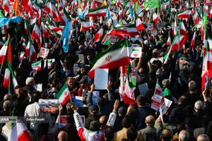 فریاد مردم تهران در محکومیت اقدامات تروریستی اغتشاشگران