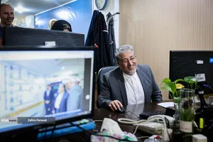 بازدید بیژن رنجبر رییس دانشگاه آزاد اسلامی از گروه دانشگاه خبرگزاری آنا