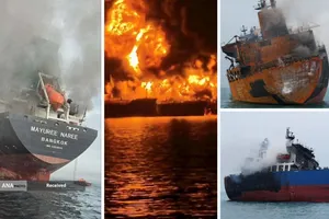 انهدام نفتکش های متخلف در تنگه هرمز