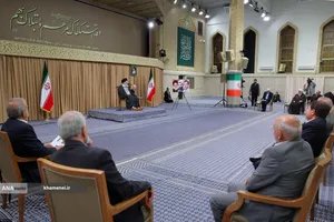 دیدار رئیس&zwnj;جمهور و اعضای هیئت دولت با مقام معظم رهبری