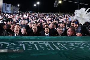 استقبال رسمی از پیکر مطهر امام شهید در عراق با حضور رییس جمهور