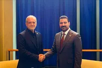دیدار نخست‌وزیر عراق با پزشکیان