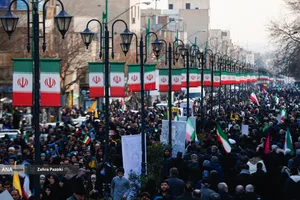 فریاد مردم تهران در محکومیت اقدامات تروریستی اغتشاشگران