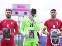 کنایه رسمی اعضای تیم ملی به رئیس فیفا با نشان دادن جنایات آمریکا و رژیم صهیونیستی+تصاویر