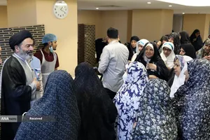 بازدید حجت الاسلام سید عبدالفتاح نواب سرپرست حجاج ایرانی از روند خدمت رسانی به زائران حج