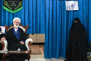 پدر و مادر شهید نخبه علی خدایاری