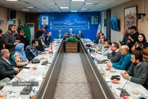 نشست خبری حجت الاسلام حمید رضا ارباب سلیمانی رییس سی و سومین نمایشگاه بین المللی قرآن کریم 