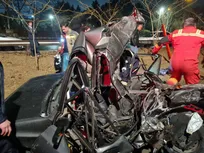 تصادف مرگبار کامیون و پراید در بزرگراه رستگاری؛ ۲ سرنشین جان باختند