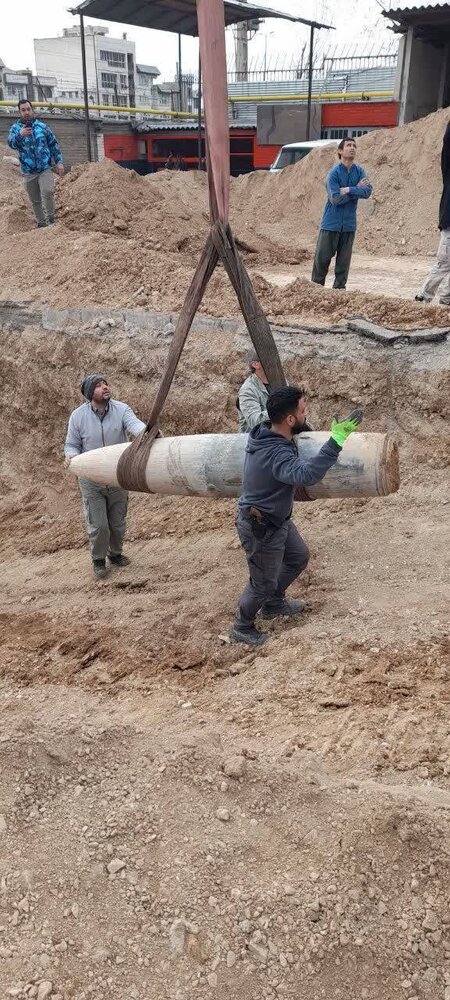 موشک عمل نکرده در بزرگراه شهید زین‌الدین/ جزئیاتی از ماموریت ویژه ۴۲۰ ساعته+ عکس ‌