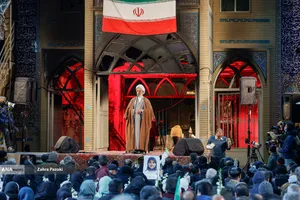 تجمع محکومیت هتک حرمت مساجد در مسجد بهشتی تهران